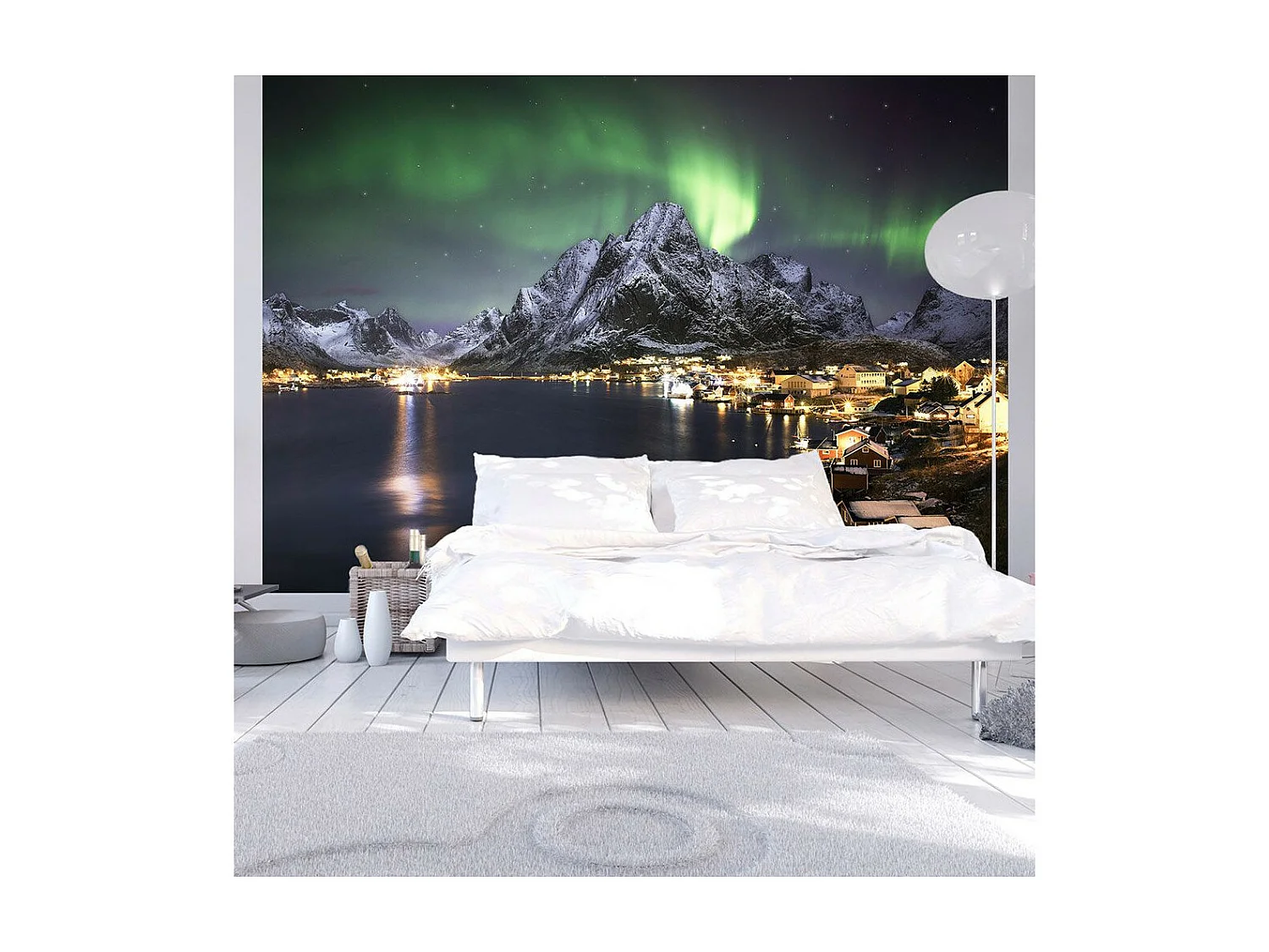 Papier Peint "Aurora Borealis" 105 x 150 cm