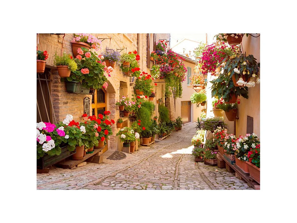Papier Peint "The Alley in Spello Italy" 245 x 350 cm