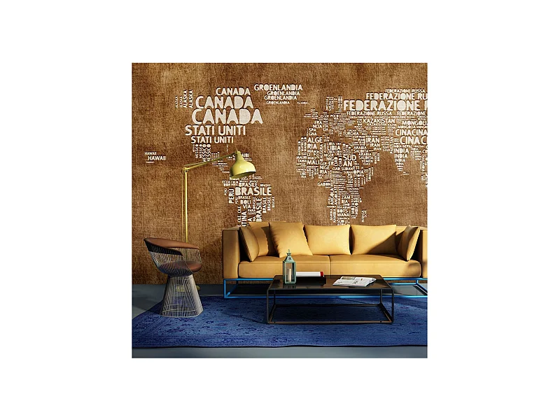 Papier Peint "Antique Italian Map" 154 x 200 cm