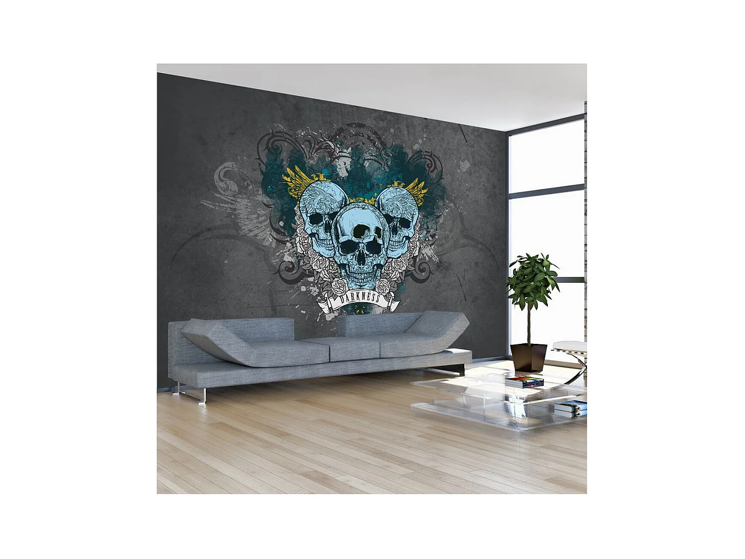 Papier Peint "Darkness III" 245 x 350 cm