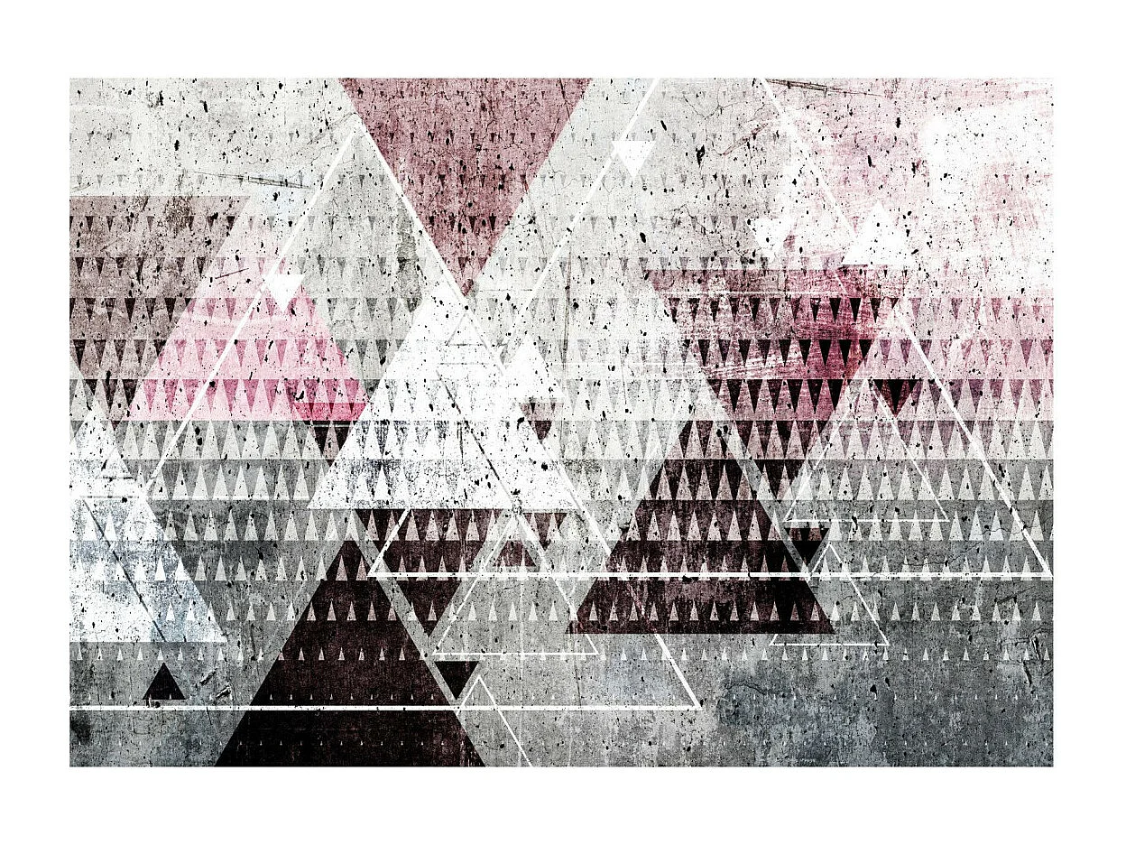 Papier Peint "Triangles" 140 x 200 cm