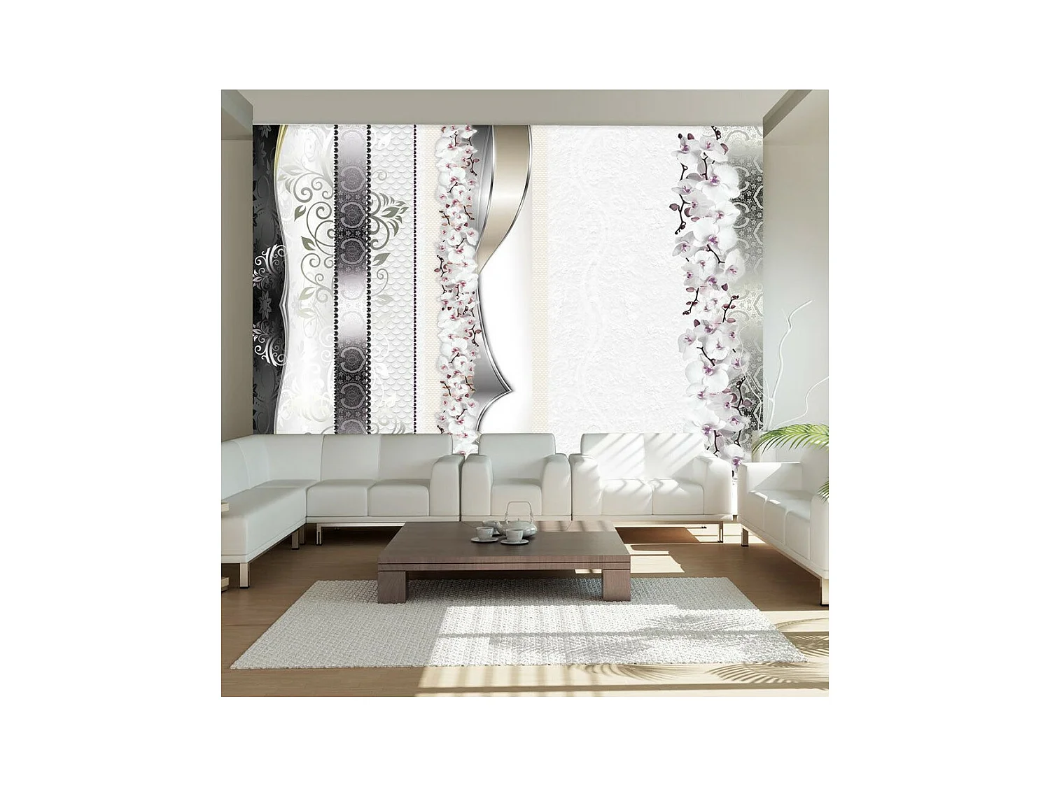 Papier Peint "Parade of Orchids" 140 x 200 cm