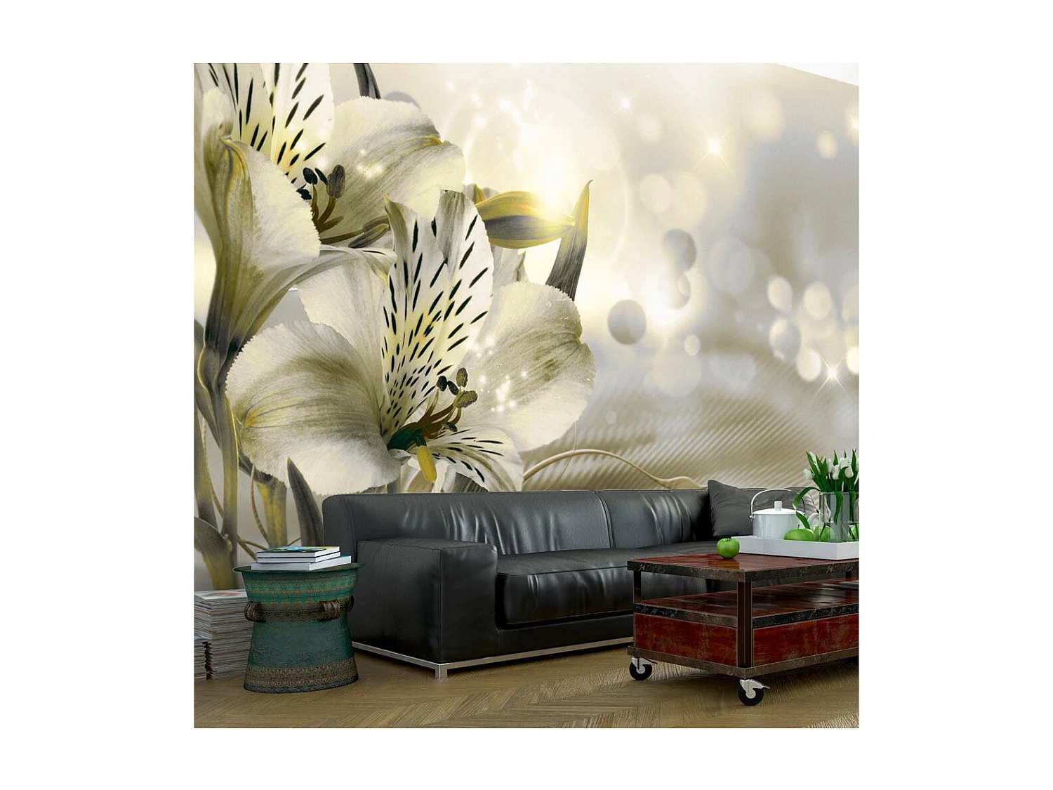 Papier Peint "Green Daybreak" 210 x 300 cm