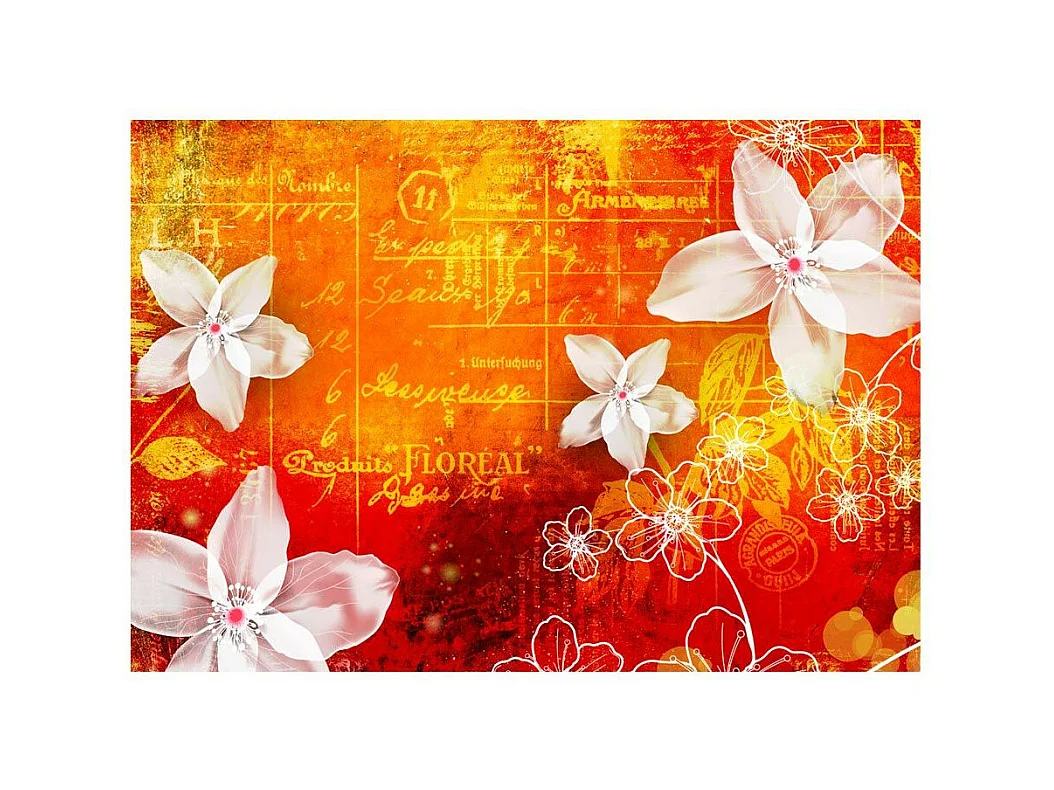 Papier Peint "Floral Notes II" 245 x 350 cm