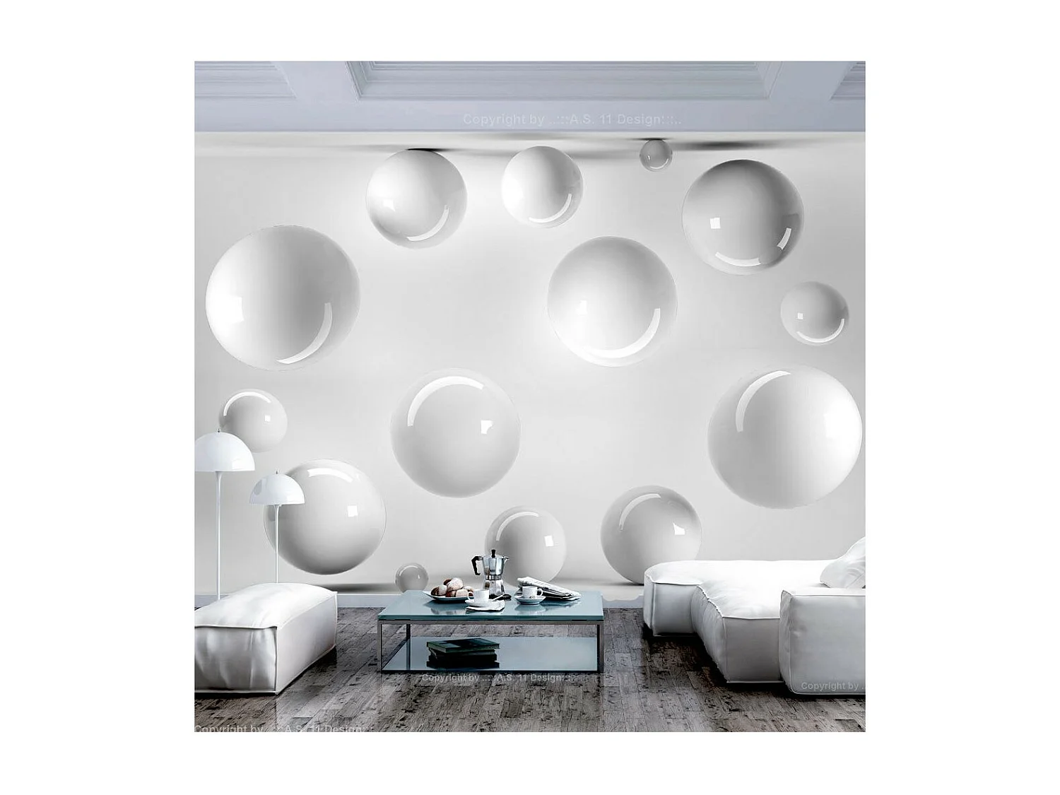 Papier Peint "Balls" 105 x 150 cm