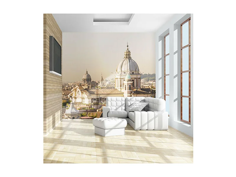Papier Peint "Rome & Vue à Vol D'oiseau" 270 x 350 cm