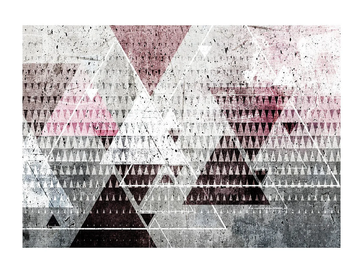 Papier Peint "Triangles" 105 x 150 cm