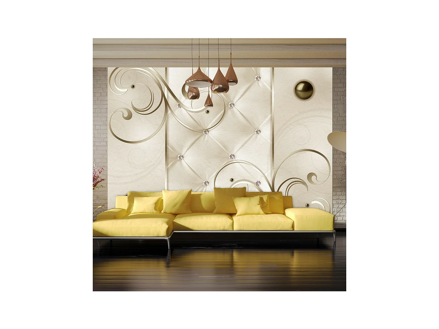 Papier Peint "Elegant Accent" 140 x 200 cm