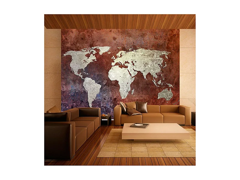 Papier Peint "Iron Continents" 154 x 200 cm