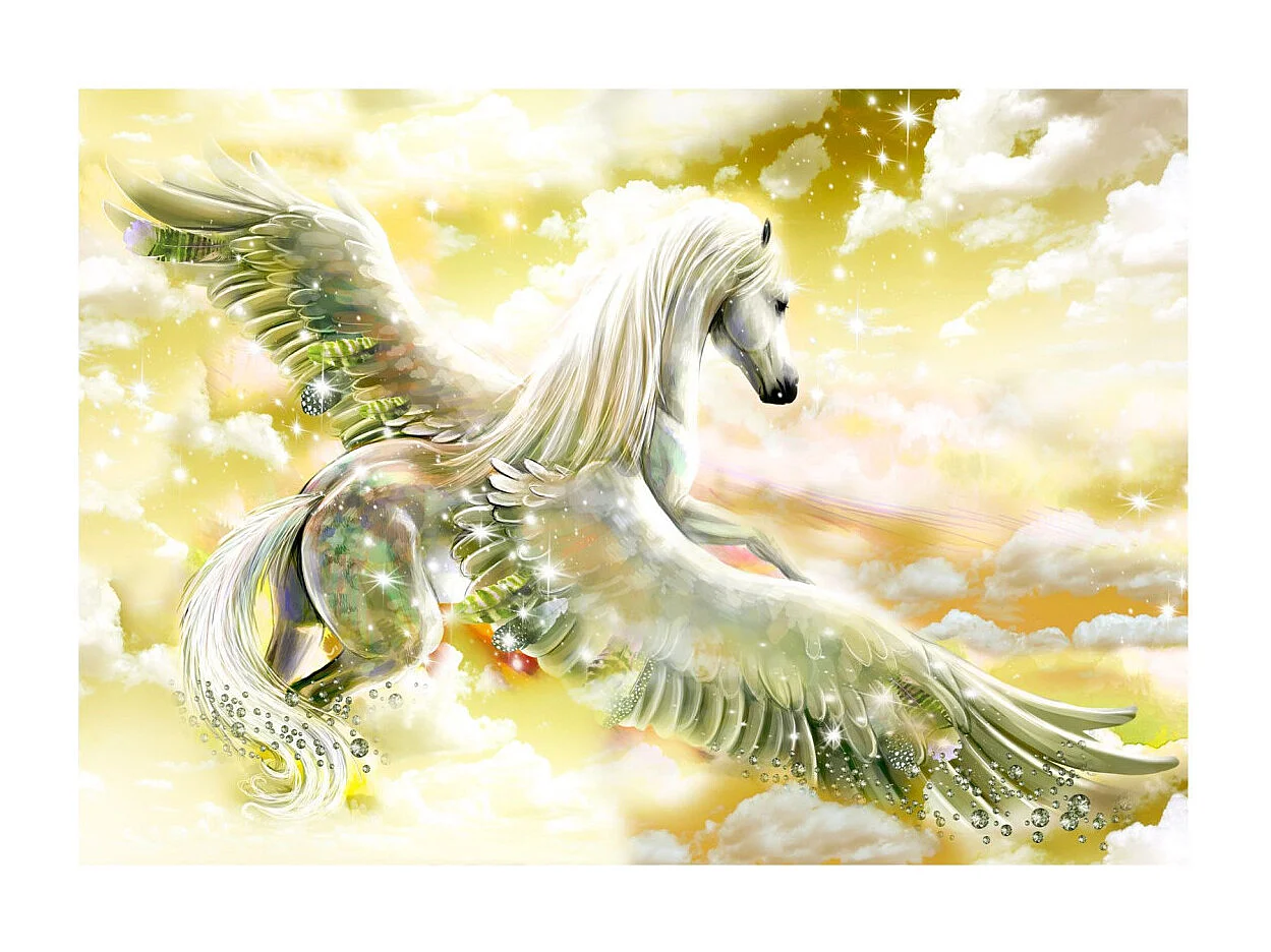 Papier Peint "Pegasus Yellow" 175 x 250 cm