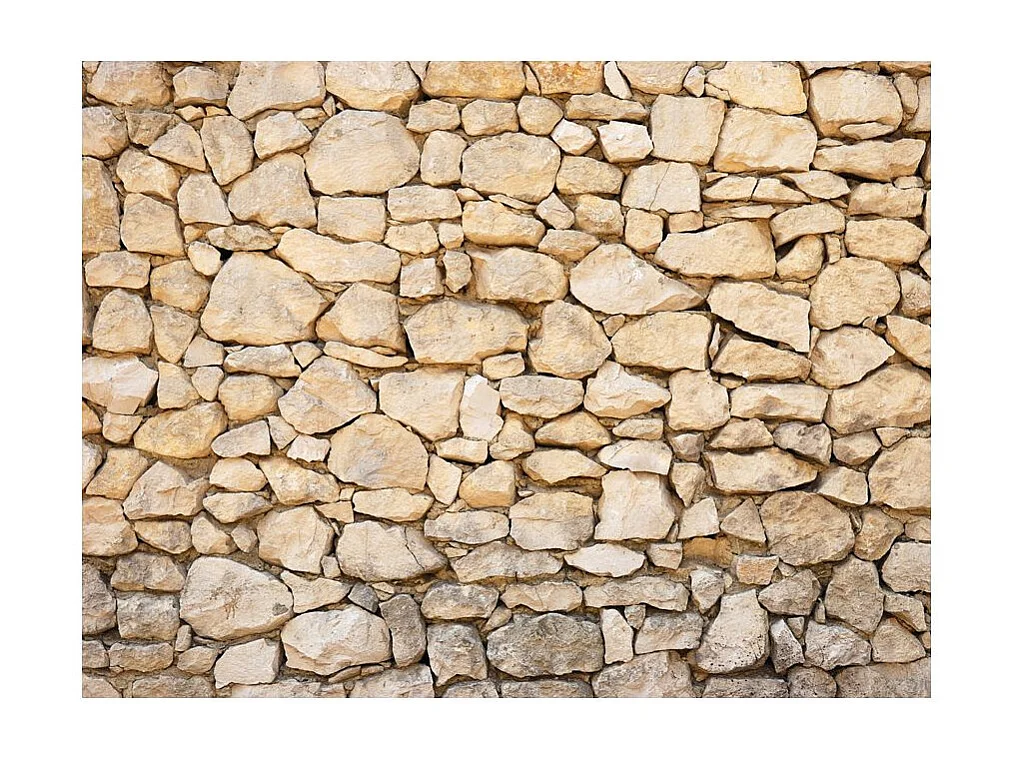 Papier Peint "Trompe l'oeil Pierre" 231 x 300 cm