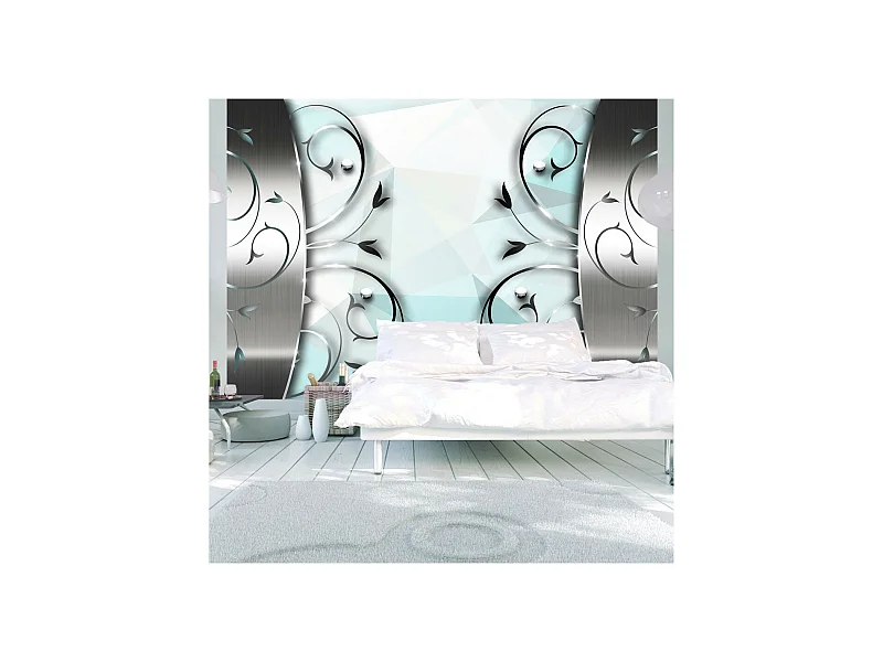 Papier Peint "Silver Gate" 70 x 100 cm