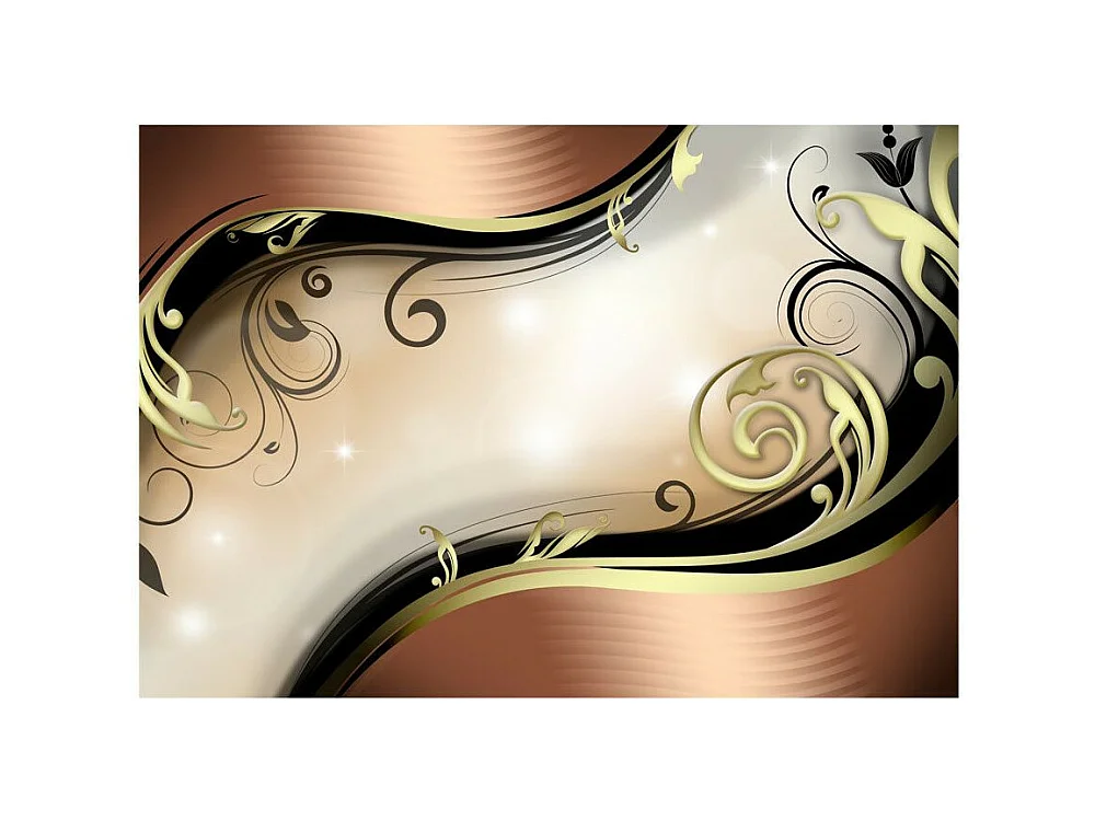 Papier Peint "Golden Glow" 70 x 100 cm