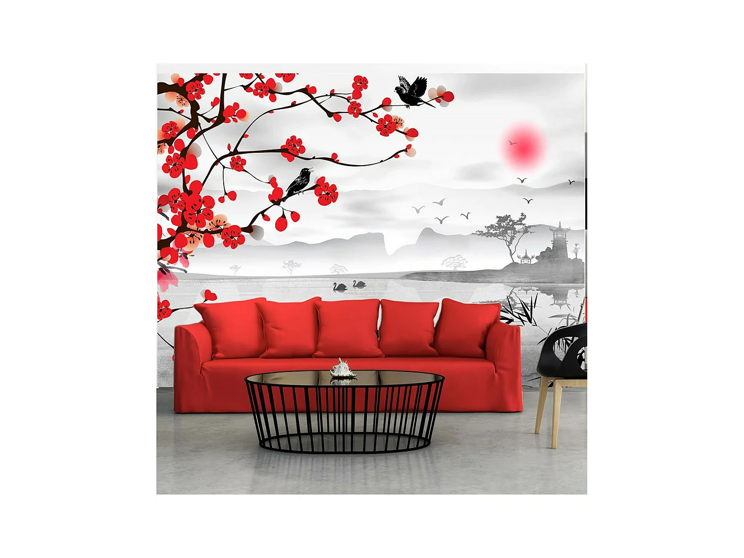 Papier Peint "Japanese Garden" 140 x 200 cm