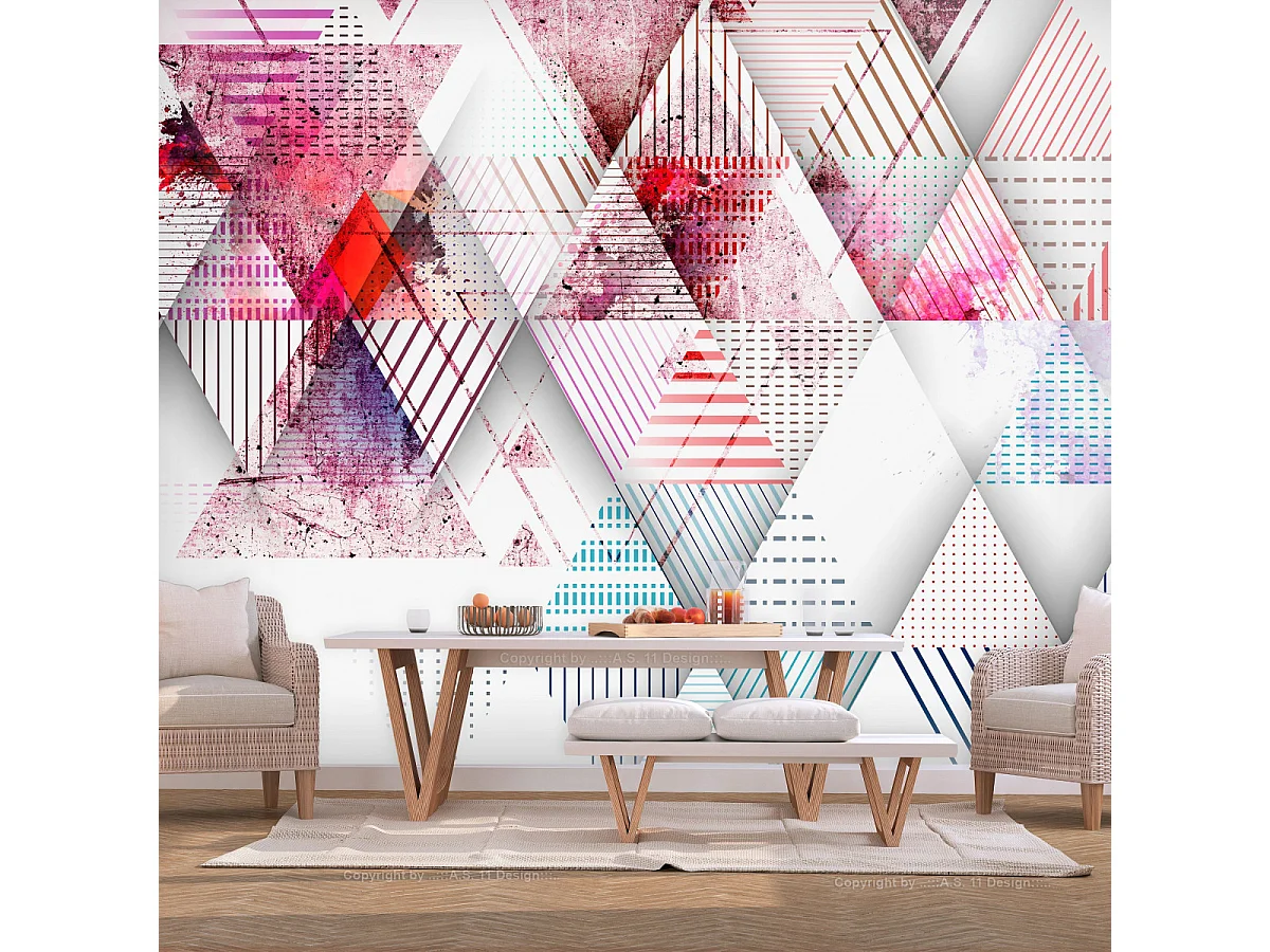 Papier Peint "Triangular World" 210 x 300 cm