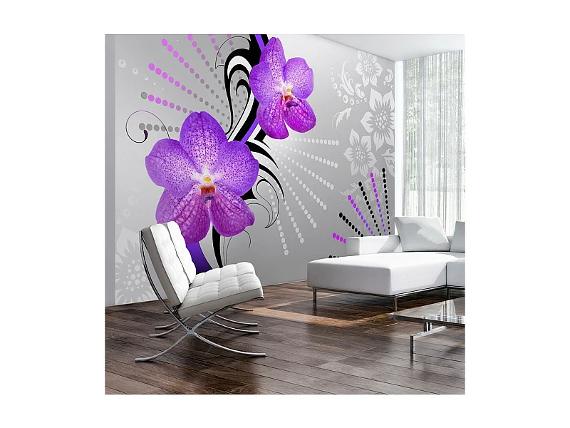 Papier Peint "Purple Vibrations" 175 x 250 cm