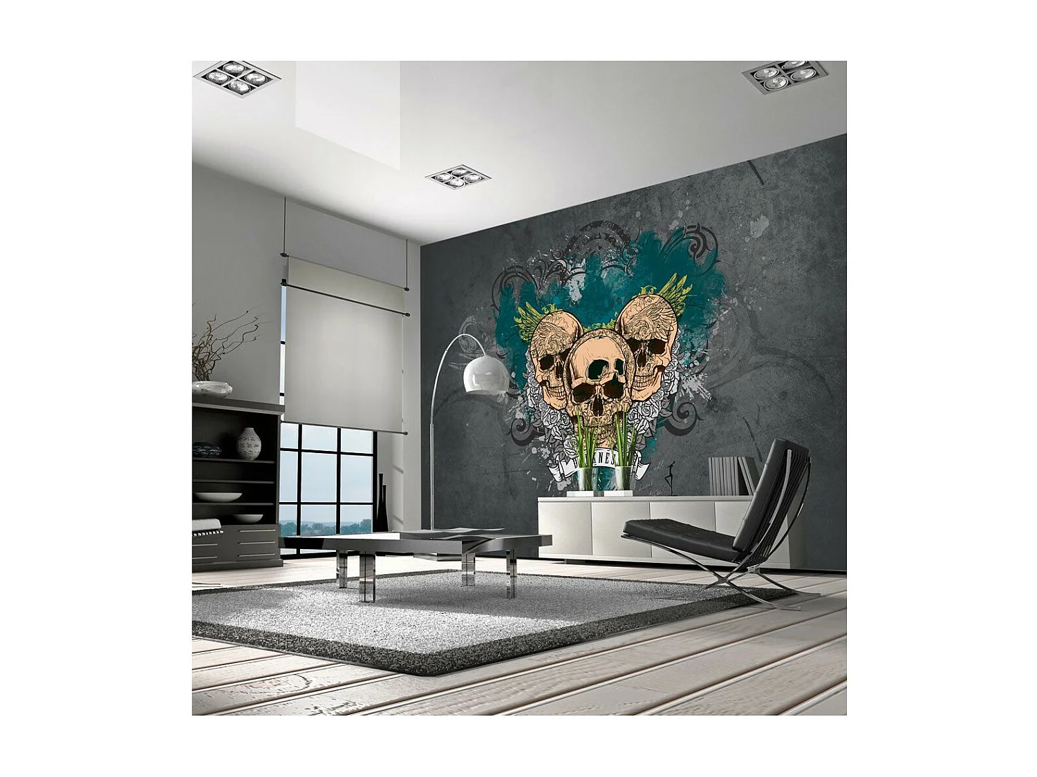 Papier Peint "Darkness II" 70 x 100 cm