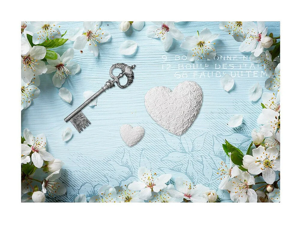 Papier Peint "Spring Key" 70 x 100 cm