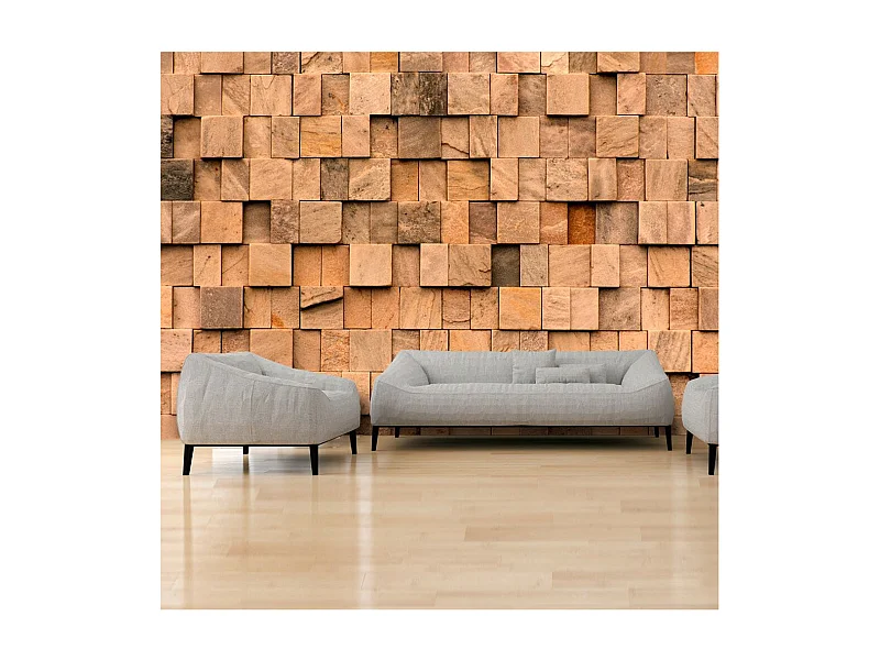 Papier Peint "Stone Jigsaw" 140 x 200 cm