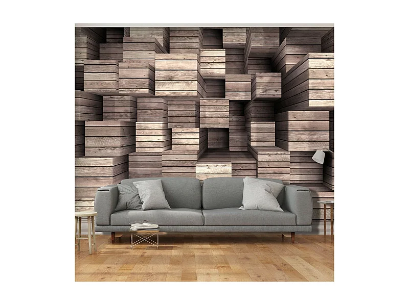 Papier Peint "Wooden Finesse" 70 x 100 cm