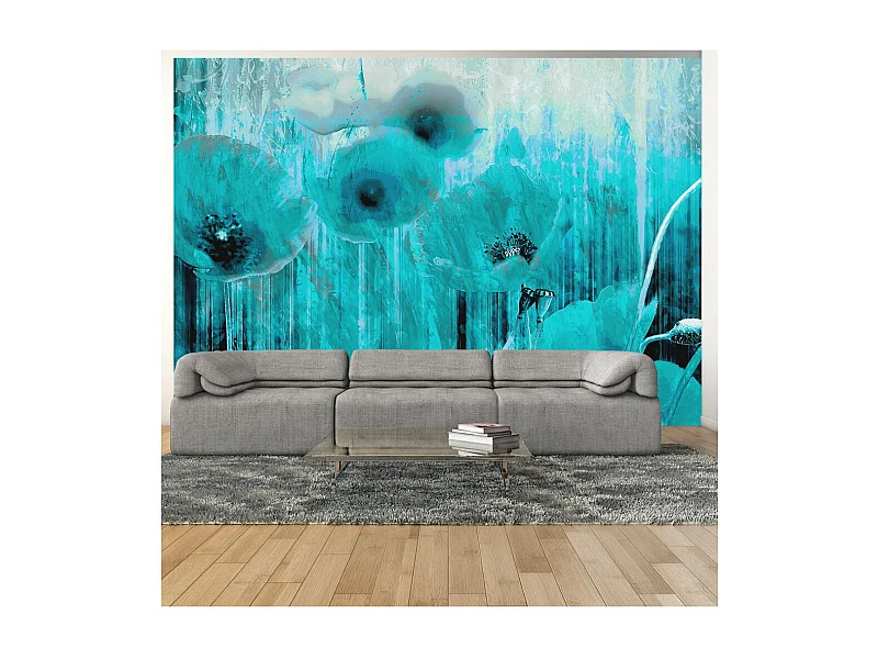 Papier Peint "Turquoise Madness" 105 x 150 cm