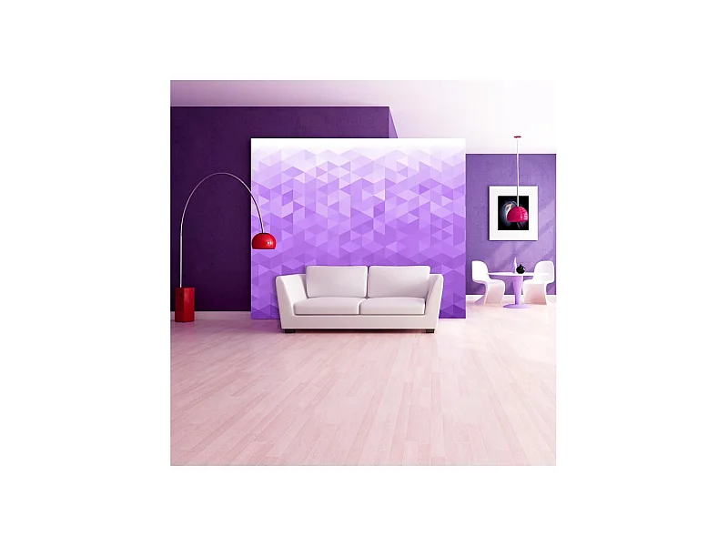 Papier Peint "Violet Pixel" 245 x 350 cm