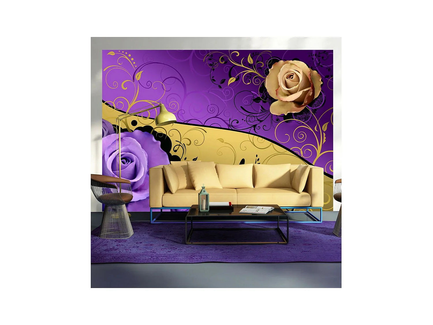 Papier Peint "Double Elegance" 105 x 150 cm