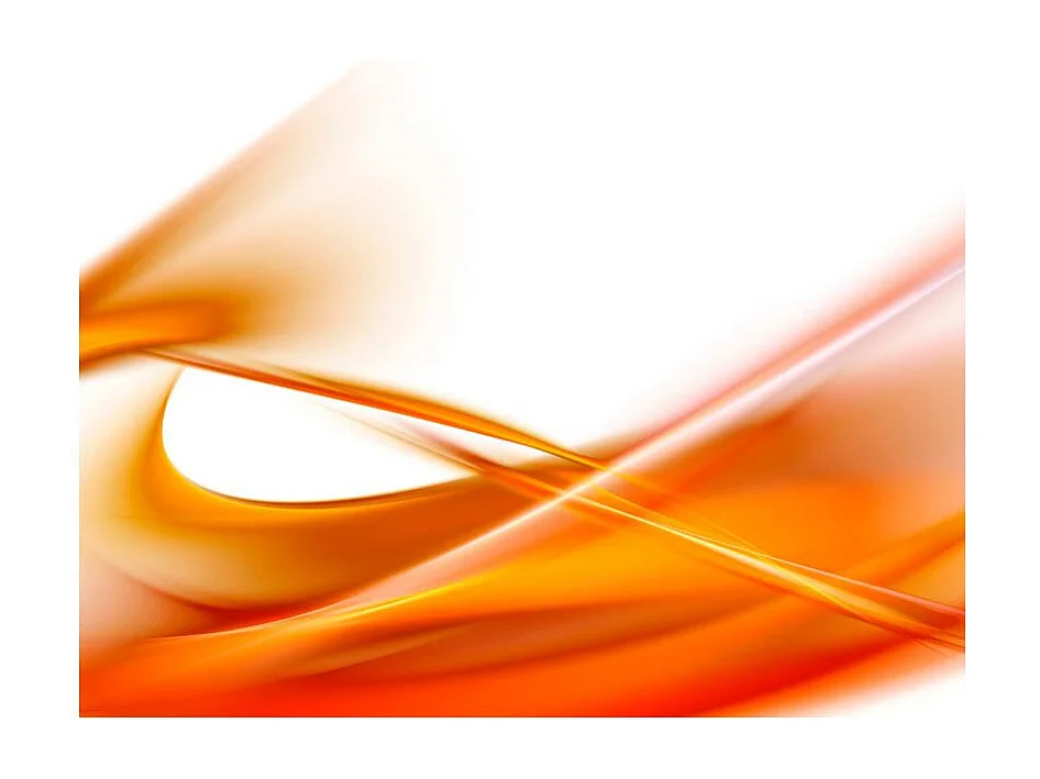 Papier Peint "Abstraction Orange" 231 x 300 cm