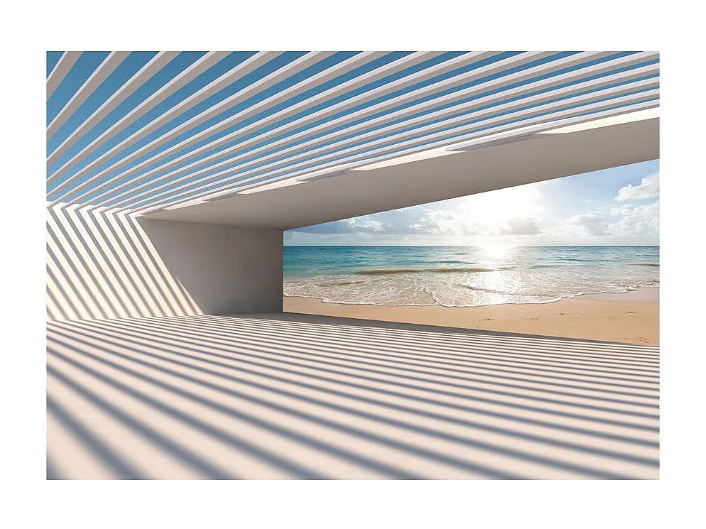 Papier Peint "City Beach" 210 x 300 cm