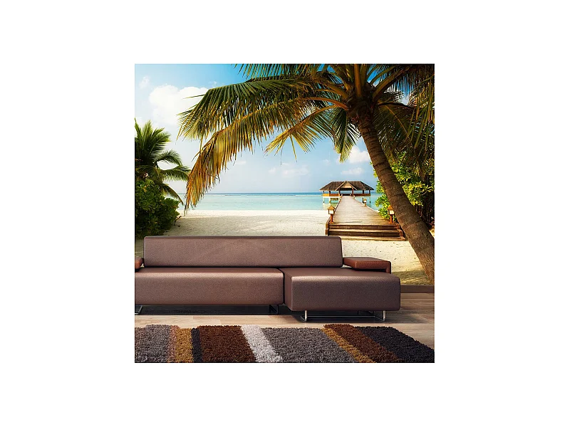 Papier Peint "Paradise Beach" 70 x 100 cm