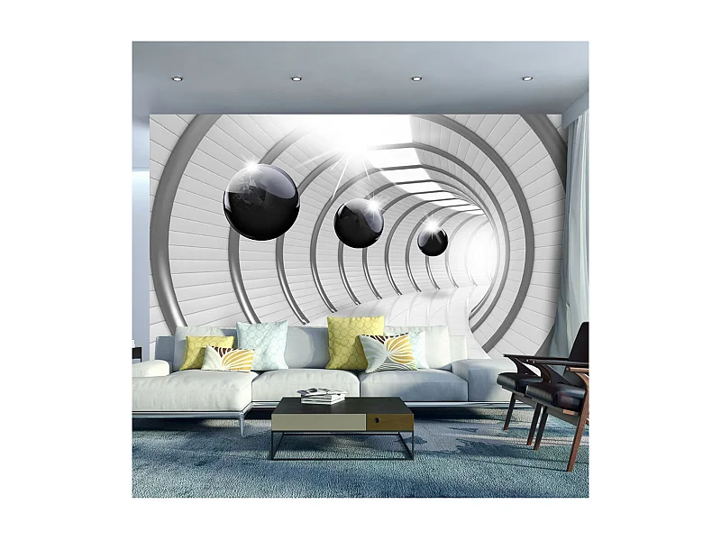 Papier Peint "Futuristic Tunnel" 245 x 350 cm