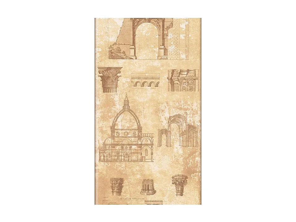 Papier Peint "Architectural Pearl" 50x1000cm