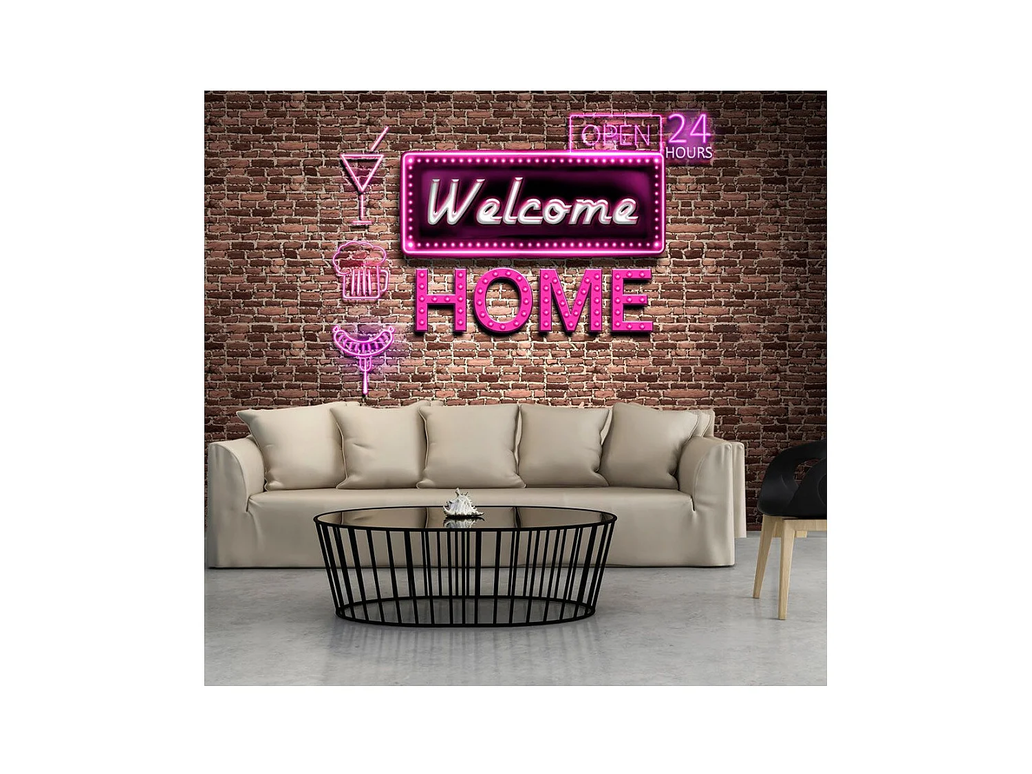 Papier Peint "Welcome Home" 105 x 150 cm