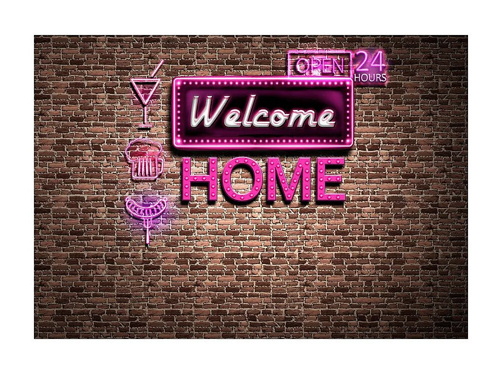Papier Peint "Welcome Home" 105 x 150 cm