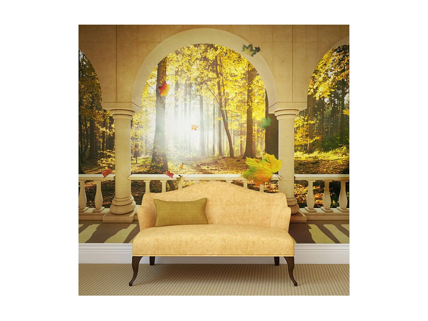 Papier Peint "Dream About Autumnal Forest" 231 x 300 cm