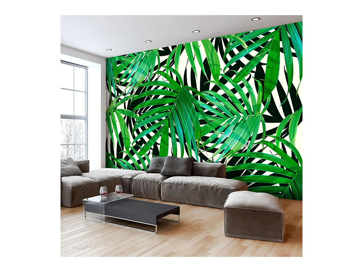 Papier Peint "Tropical Leaves" 140 x 200 cm