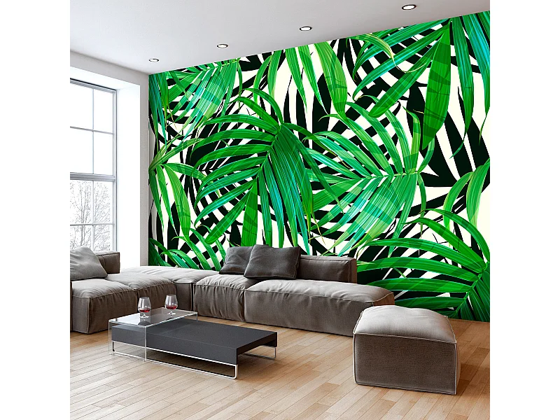 Papier Peint "Tropical Leaves" 140 x 200 cm