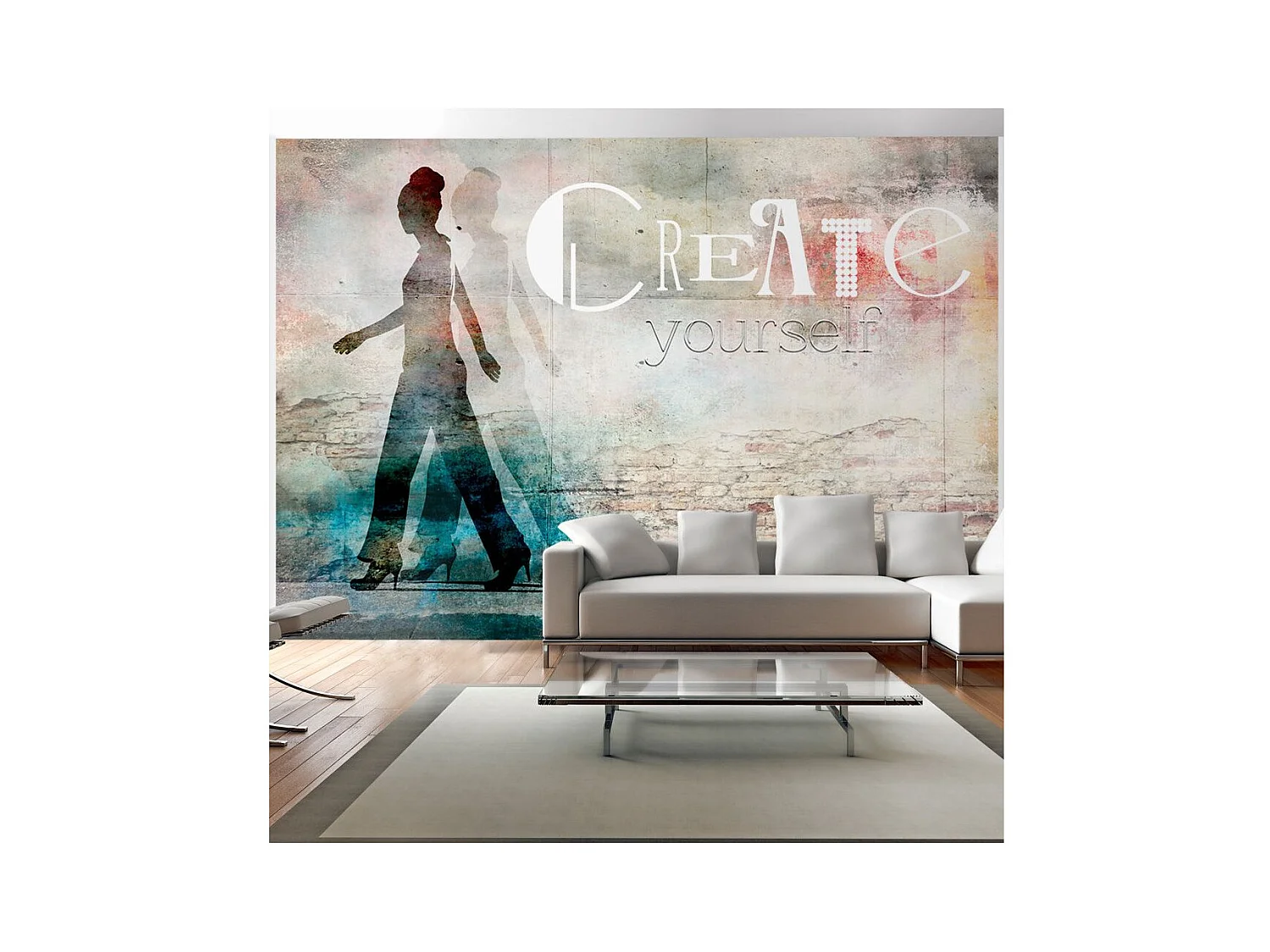 Papier Peint "Create Yourself" 175 x 250 cm