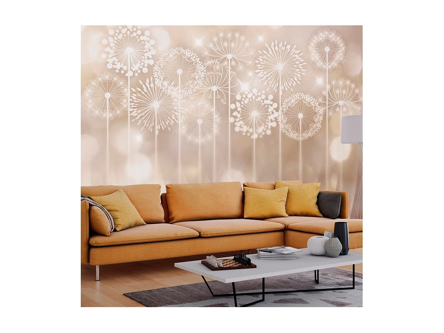 Papier Peint "Radiant Flowers" 245 x 350 cm