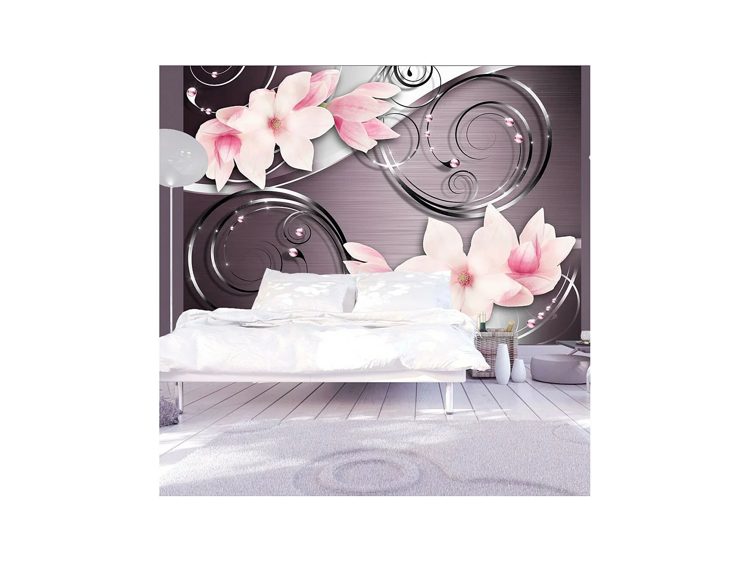 Papier Peint "Imagination Rose" 140 x 200 cm