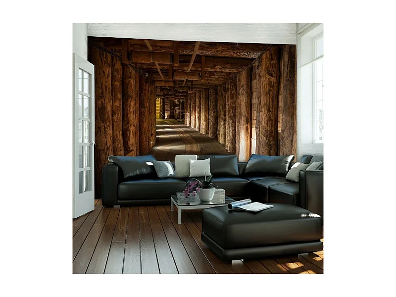 Papier Peint "Wooden Passage" 231 x 300 cm