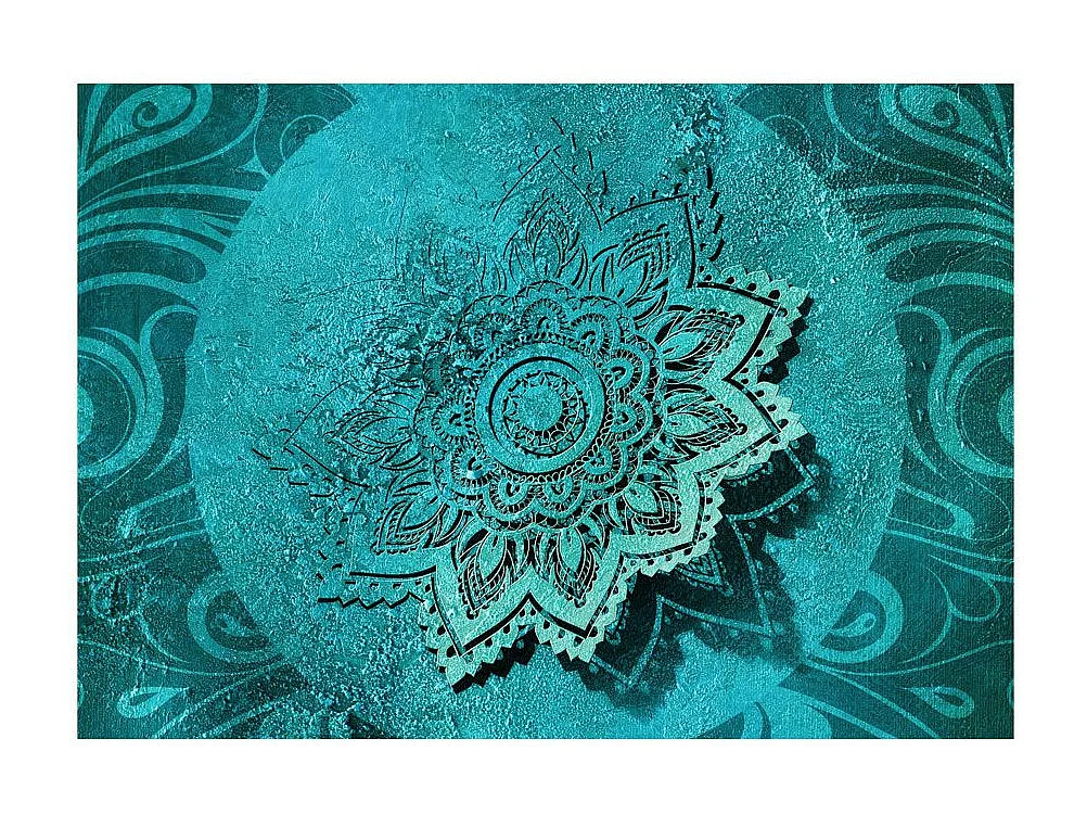 Papier Peint "Azure Flower" 210 x 300 cm