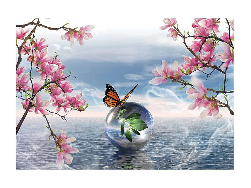 Papier Peint "In a Soap Bubble" 175 x 250 cm