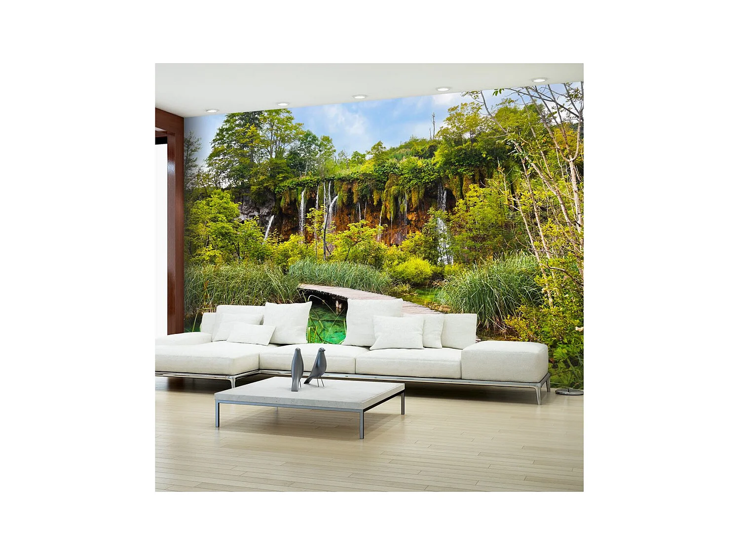 Papier Peint "Green Oasis" 245 x 350 cm