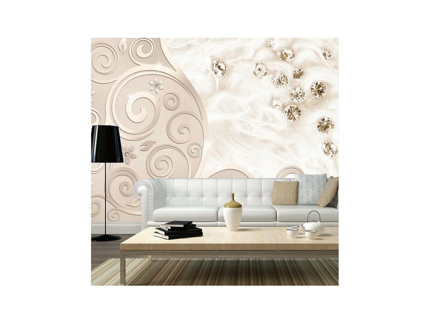 Papier Peint "Diamond Power" 140 x 200 cm