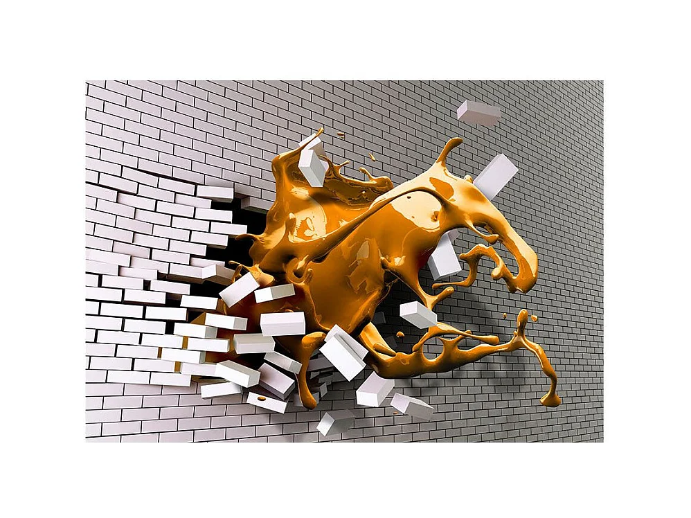 Papier Peint "Inspiration de Safran" 140 x 200 cm