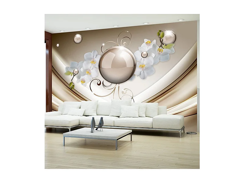 Papier Peint "Golden Abstract" 105 x 150 cm