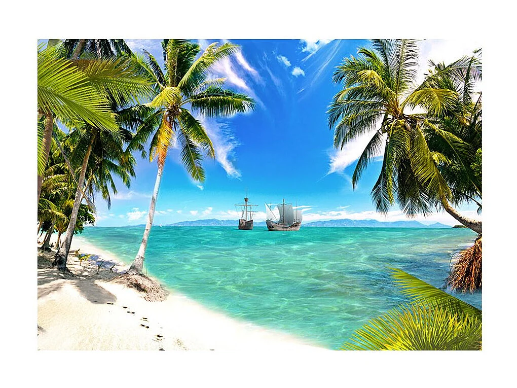 Papier Peint "Lost Ships" 105 x 150 cm