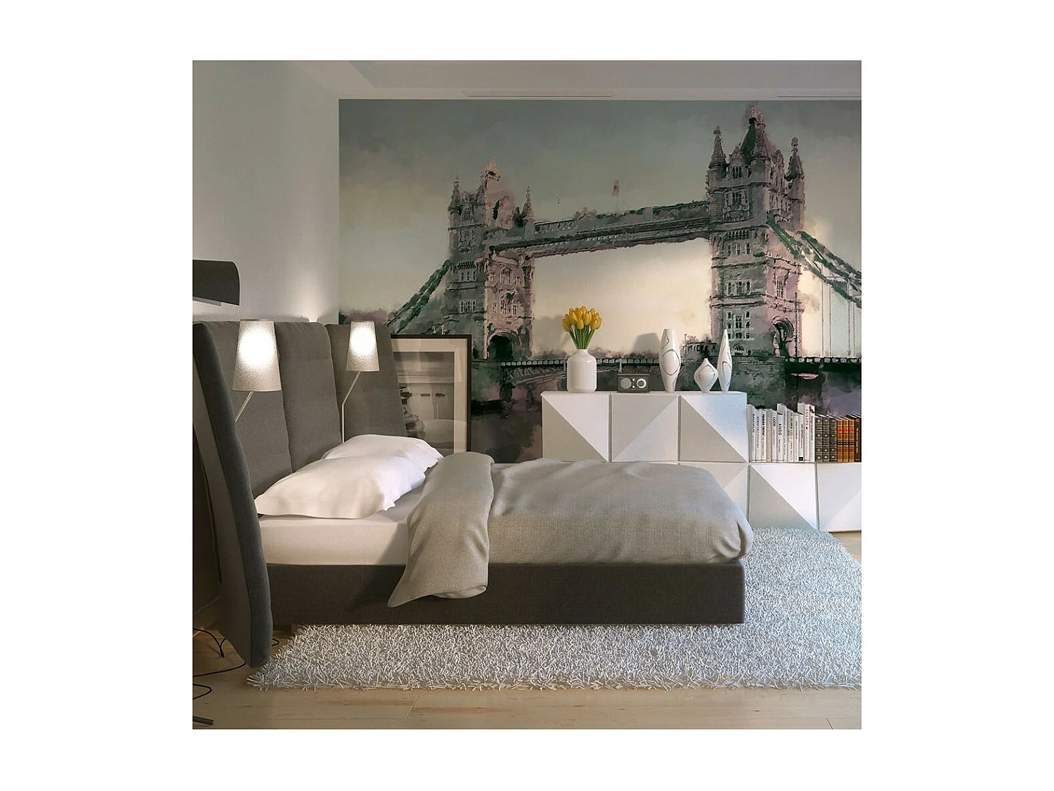 Papier Peint "Victorian Tower Bridge" 231 x 300 cm