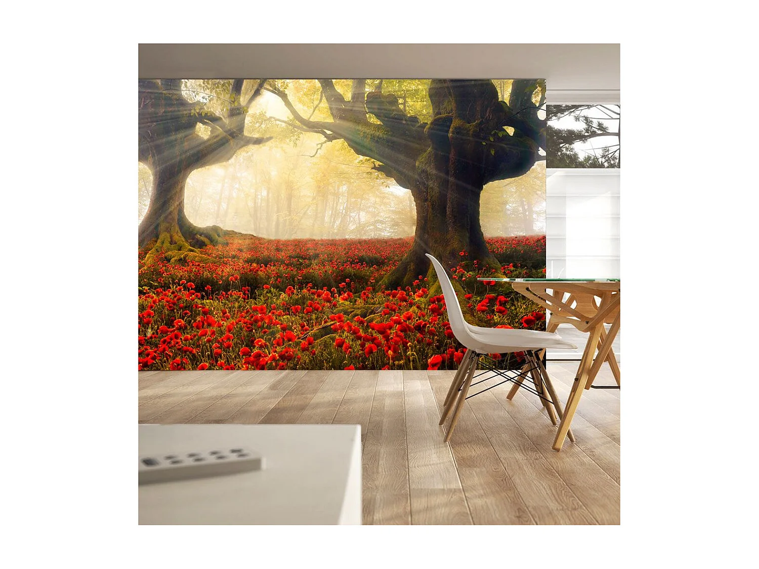 Papier Peint "Morning Among Poppies" 210 x 300 cm